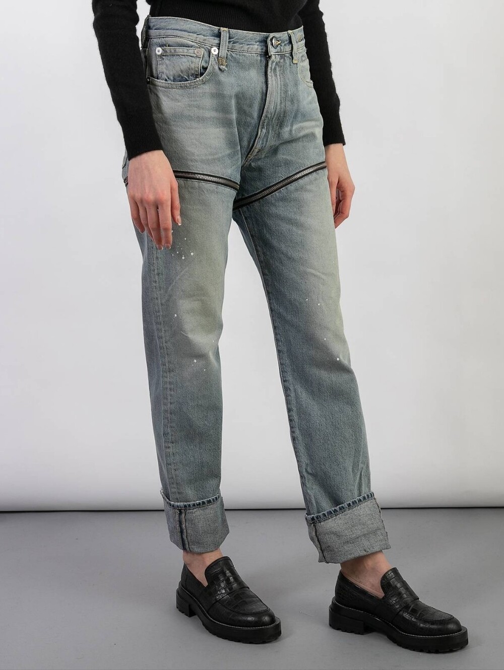 Nwt R13 zipper jeans - Picture 5 of 12